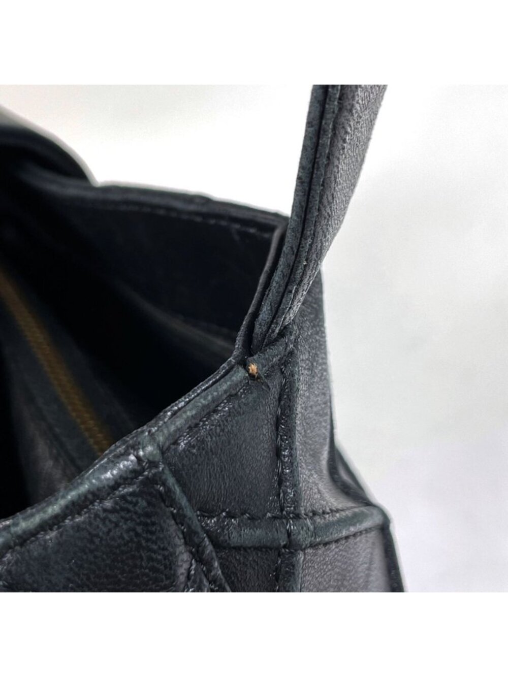 Chanel Cosmos Line Tote CC Logo Leather Black - Picture 7 of 11